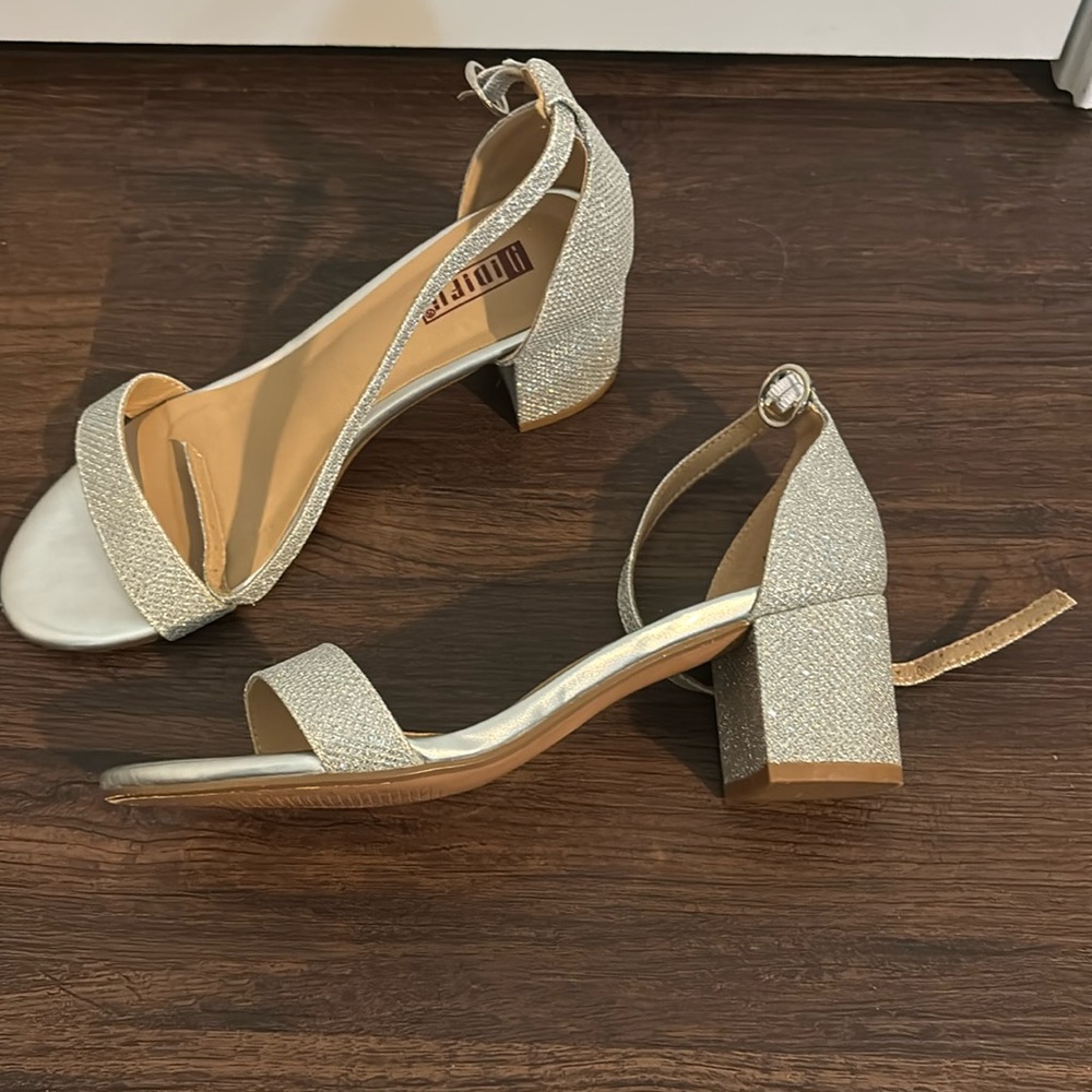Silver heels